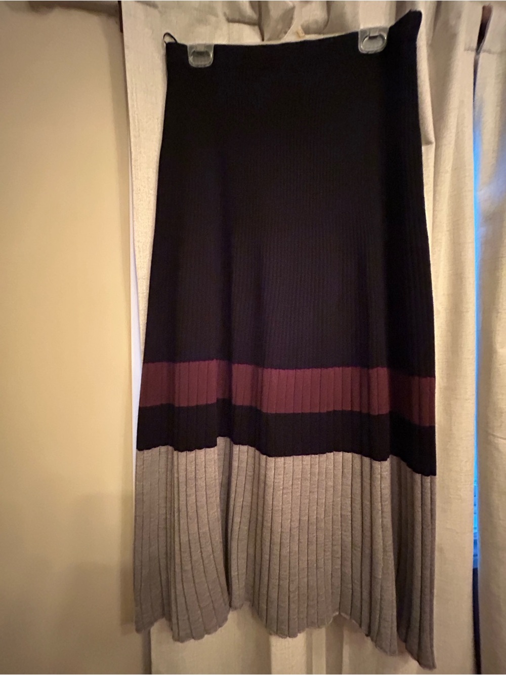 Size L Maxi skirt merino - Picture 3 of 4